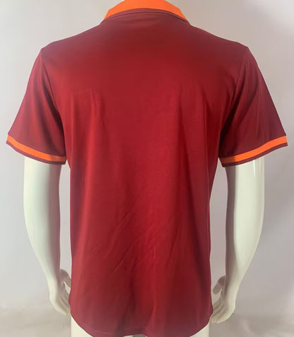 Jersey 1983/1984 Roma Local Manga corta Versión Fan Retro