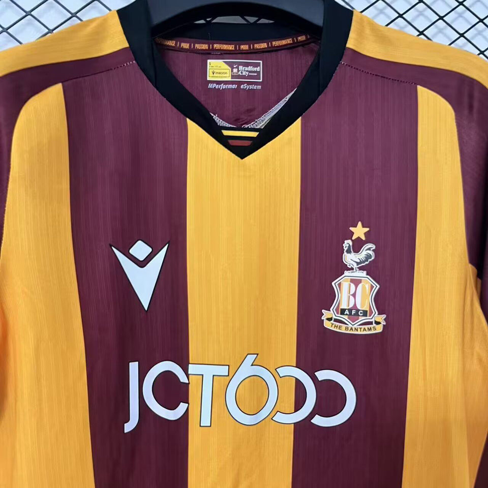 jersey 2026/27 bradford city local manga corta versión fan
