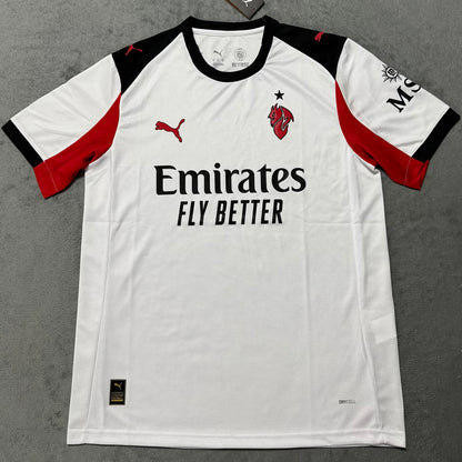 Jersey 2025/26 AC Milan Visitante Manga corta Versión Fan