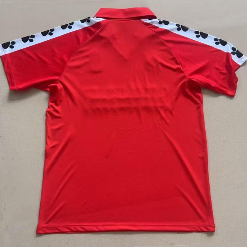 jersey 1991/1992 real oviedo visitante manga corta versión fan retro