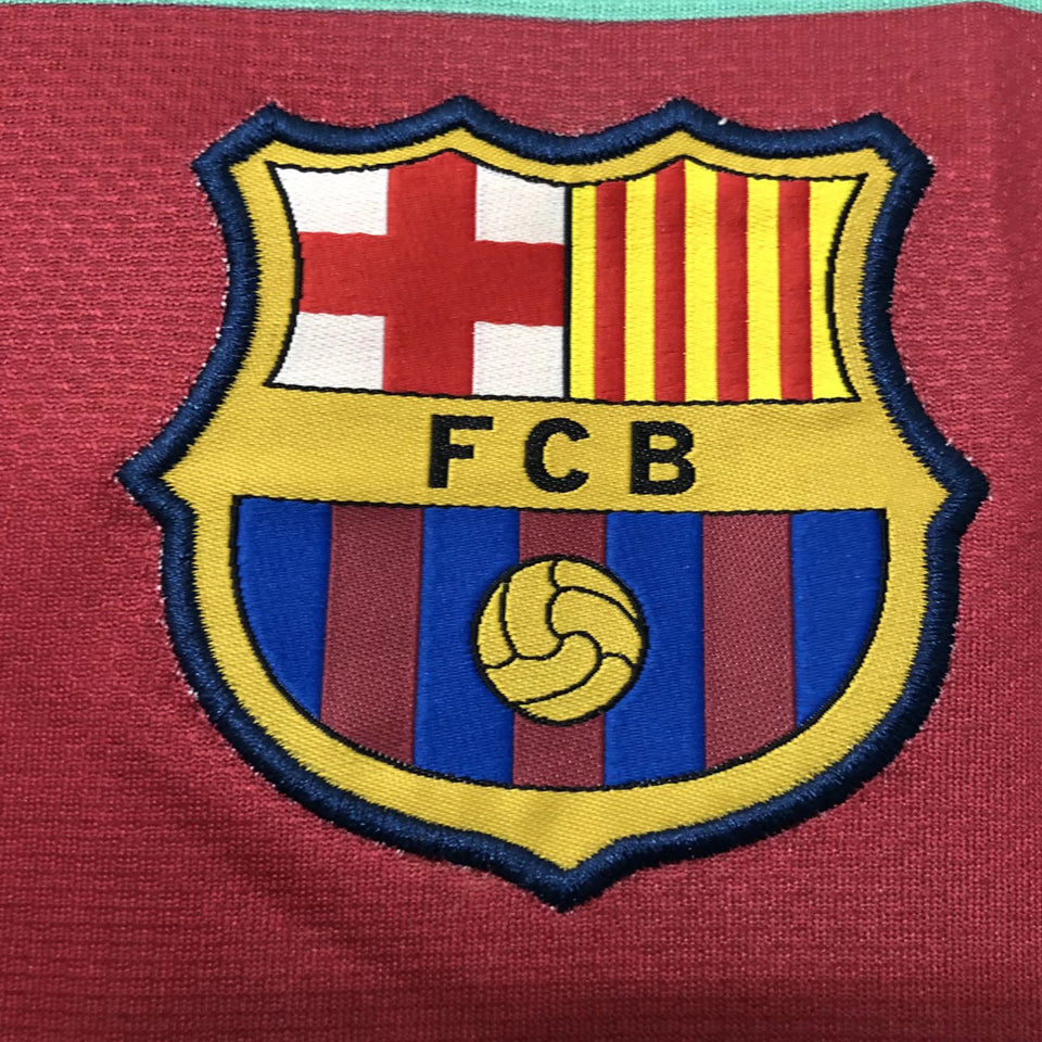 Jersey 2010/11 Barcelona Visitante Manga larga Versión Fan Retro