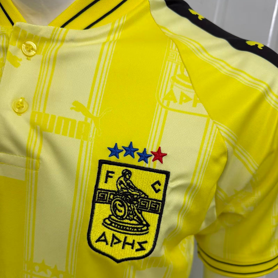 jersey 1999/2000 aris thessaloniki local manga corta versión fan retro