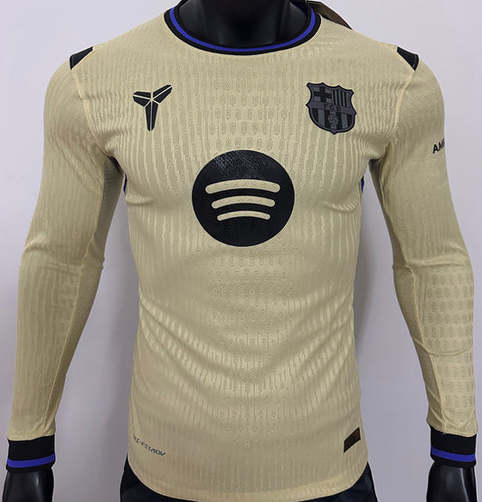 Jersey 2025/26 Barcelona Visitante Manga larga Versión Jugador
