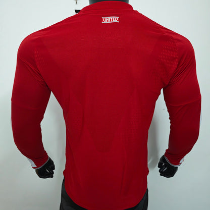 Jersey 2026/27 Manchester United Local Manga larga Versión Jugador