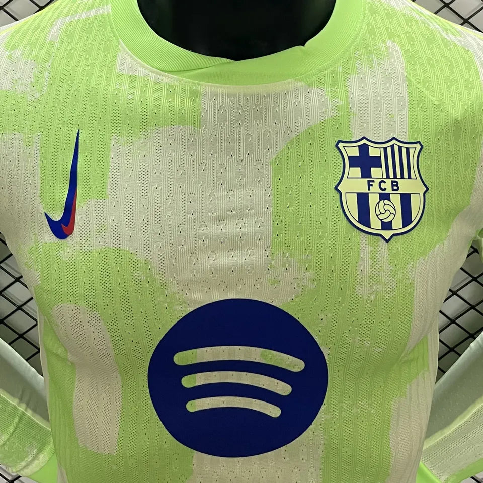 Jersey 2024/25 Barcelona Tercero Manga larga Versión Jugador