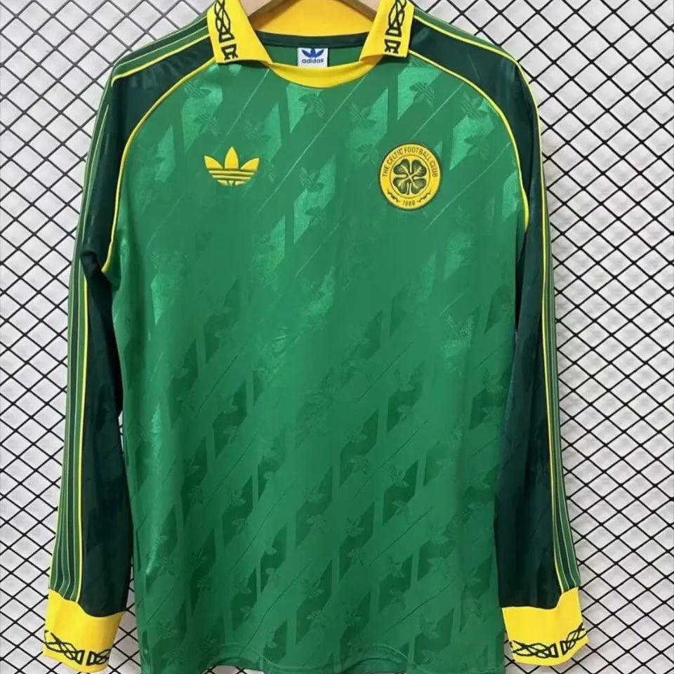 Jersey 2025 Celtic Especial Manga larga Versión Fan Retro