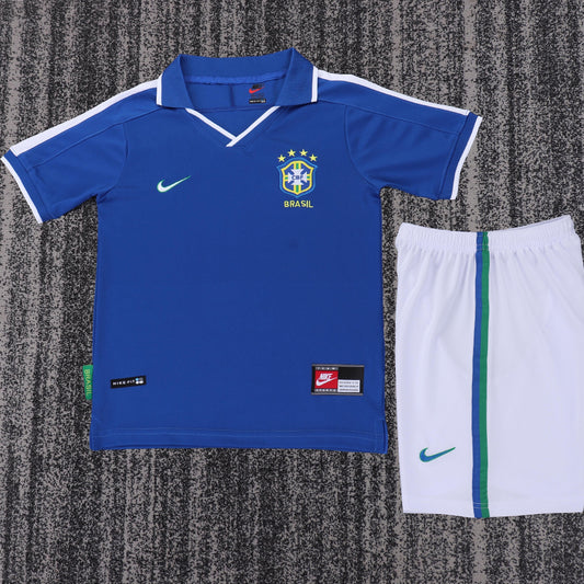 1997 Brasil Visitante Niño Selecciones Retro
