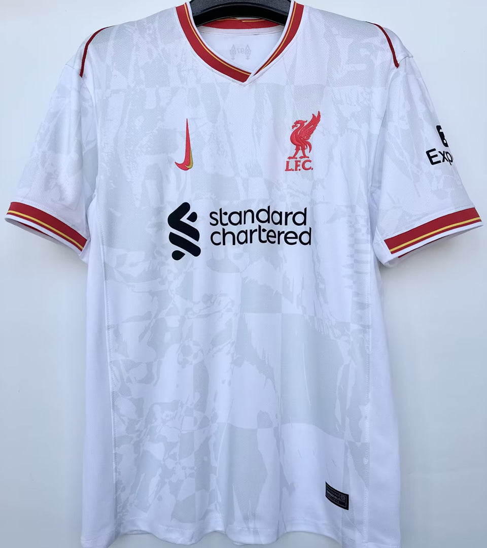 jersey 2024/25 liverpool tercero manga corta versión fan