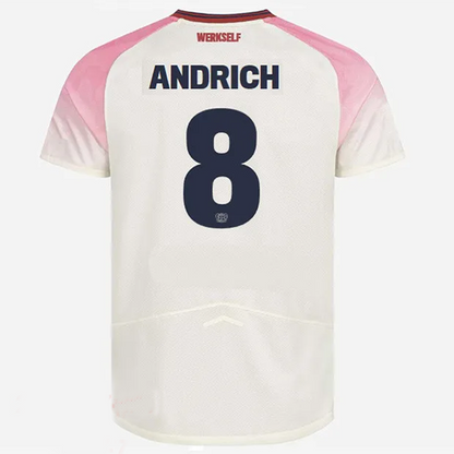 Jersey 2025/26 LeverKusen Visitante Manga corta Versión Fan