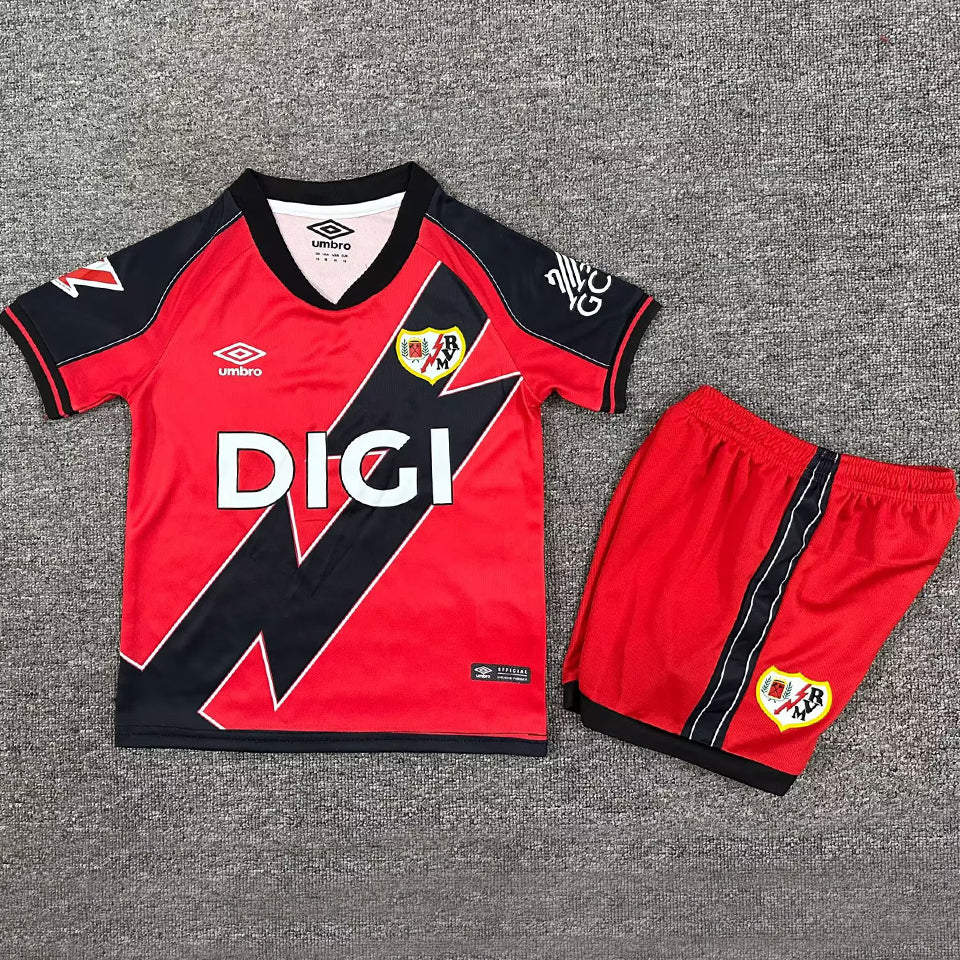 jersey 2025/26 vallecano visitante manga corta niño