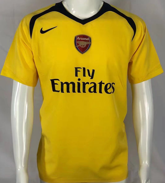 Jersey 2006/07 Arsenal Visitante Manga corta Versión Fan Retro