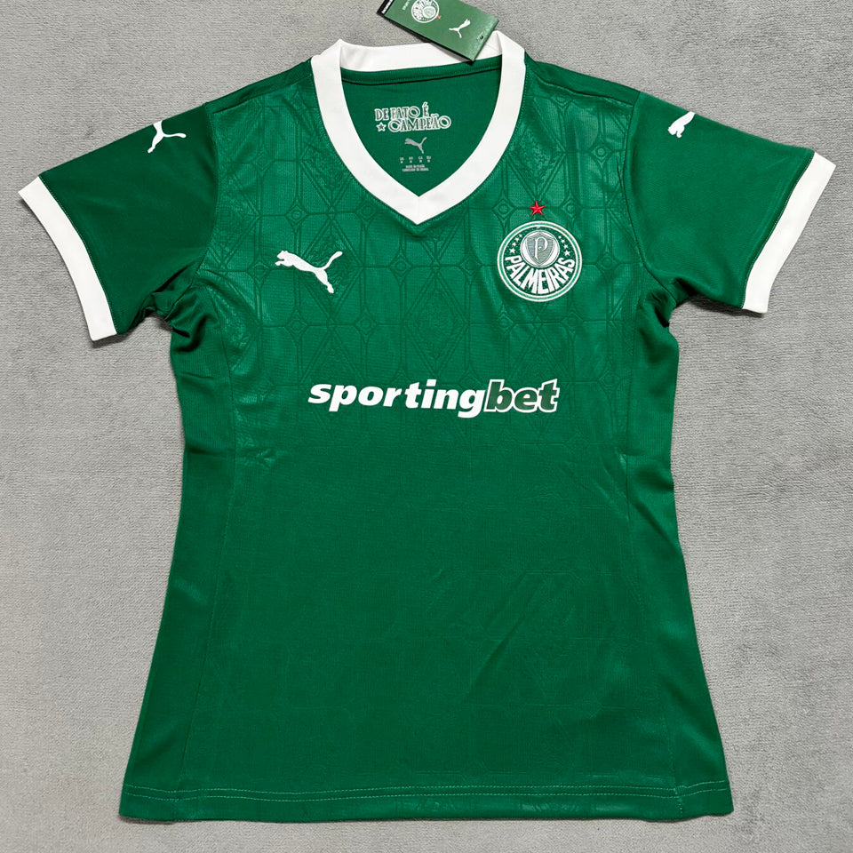 jersey 2025/26 palmeiras local manga corta mujer