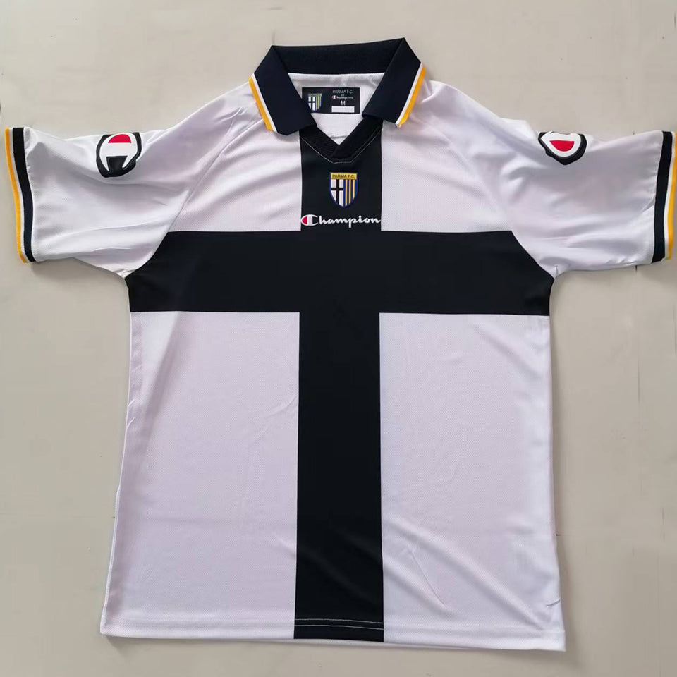 Jersey 2005/2006 Parma Local Manga corta Versión Fan Retro