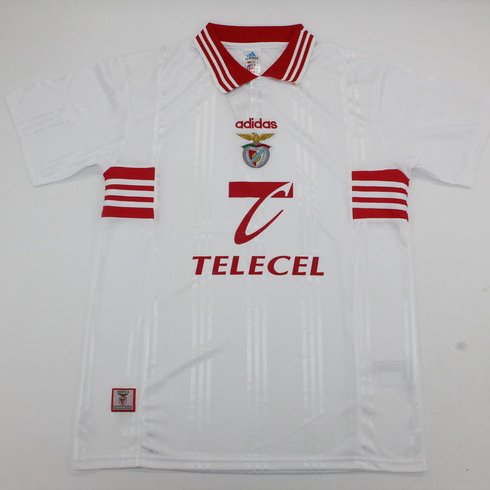 jersey 1997/1999 benfica visitante manga corta versión fan retro