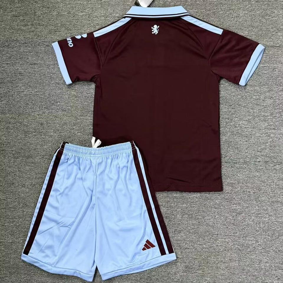 jersey 2026/27 aston villa local manga corta niño