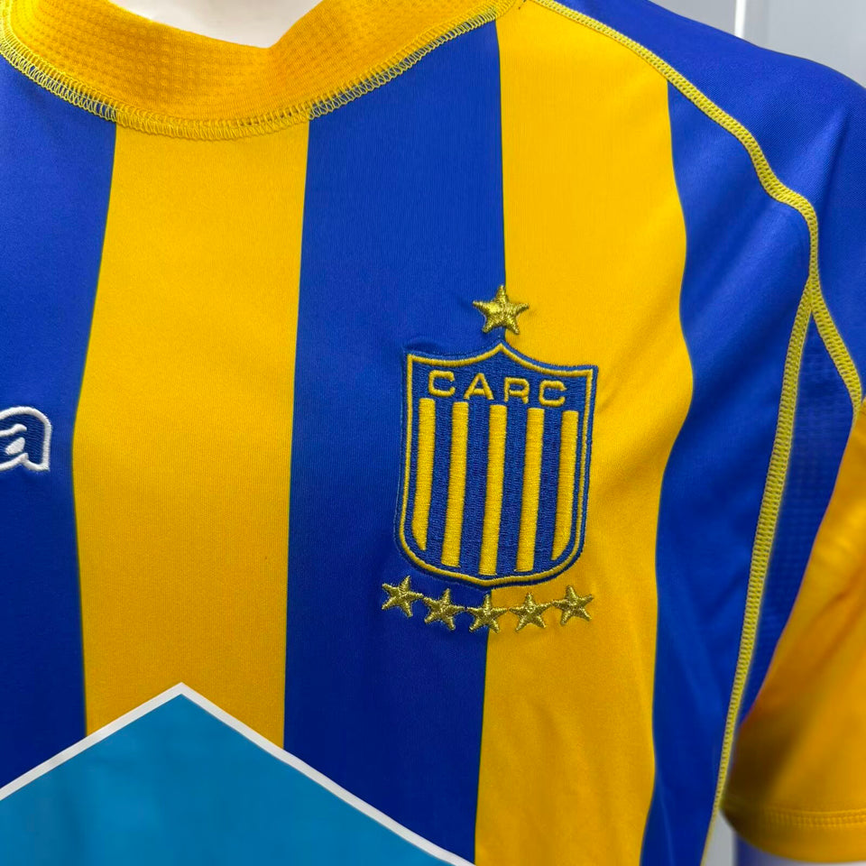 jersey 2006/2007 rosario central local manga corta versión fan retro