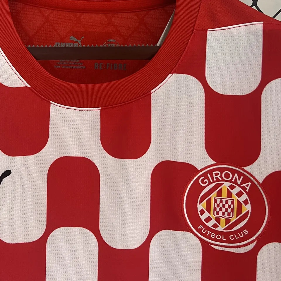 Jersey 2024/25 Girona Local Manga corta Versión Fan