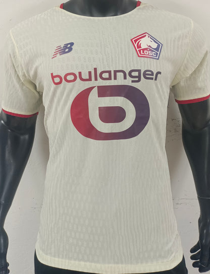Jersey 2025/26 Lille Visitante Manga corta Versión Jugador