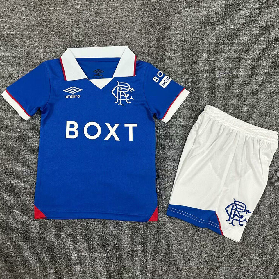 Jersey 2025/26 Glasgow Rangers Local Manga corta Niño