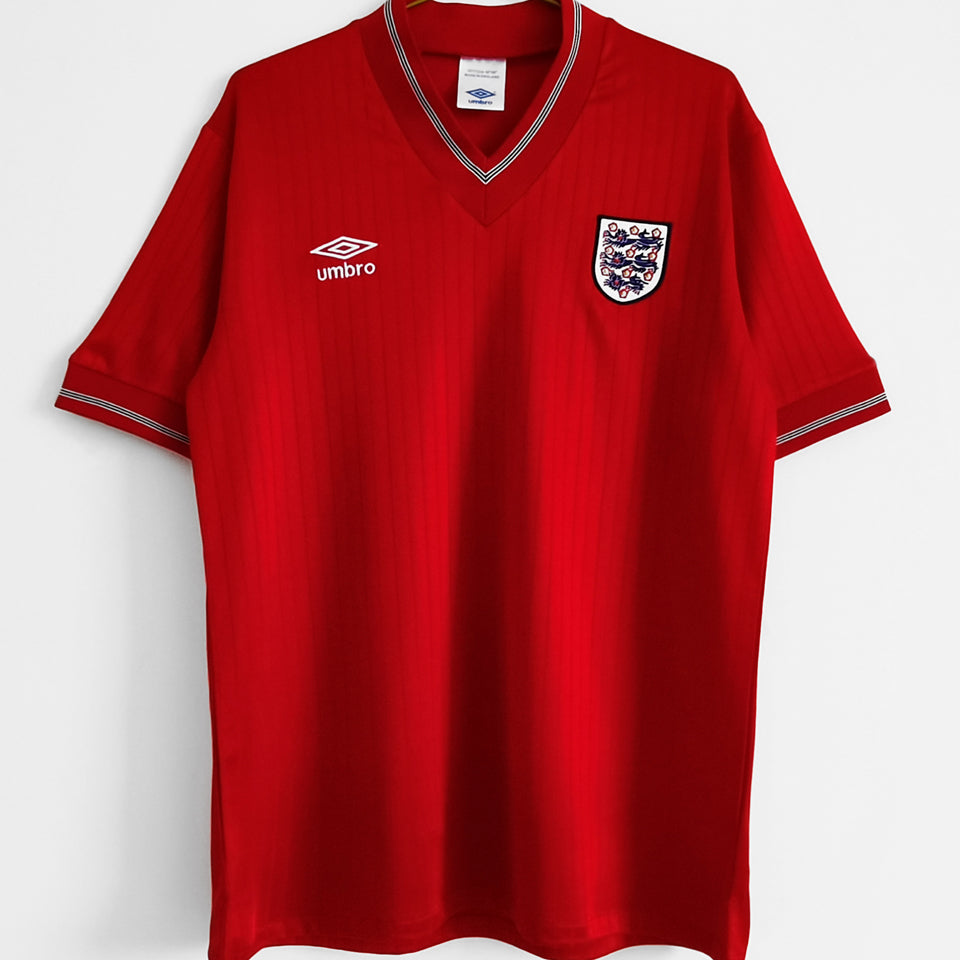 1984/1987 inglaterra visitante versión fan selecciones retro