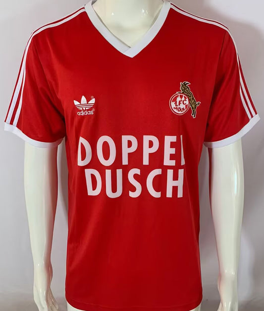 Jersey 1984/1985 1. FC Koln Visitante Manga corta Versión Fan Retro