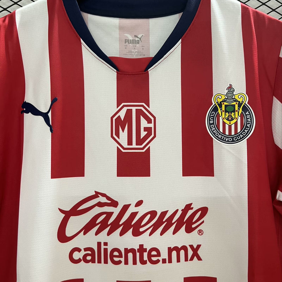 Jersey 2024/25 Chivas Local Manga corta Versión Fan
