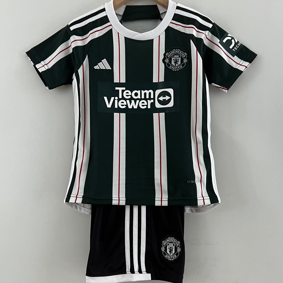 Jersey 2023/24 Manchester United Visitante Manga corta Niño