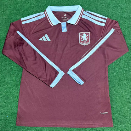 Jersey 2026/27 Aston Villa Local Manga larga Versión Fan