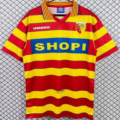 Jersey 1996/1997 Lens Local Manga corta Versión Fan Retro