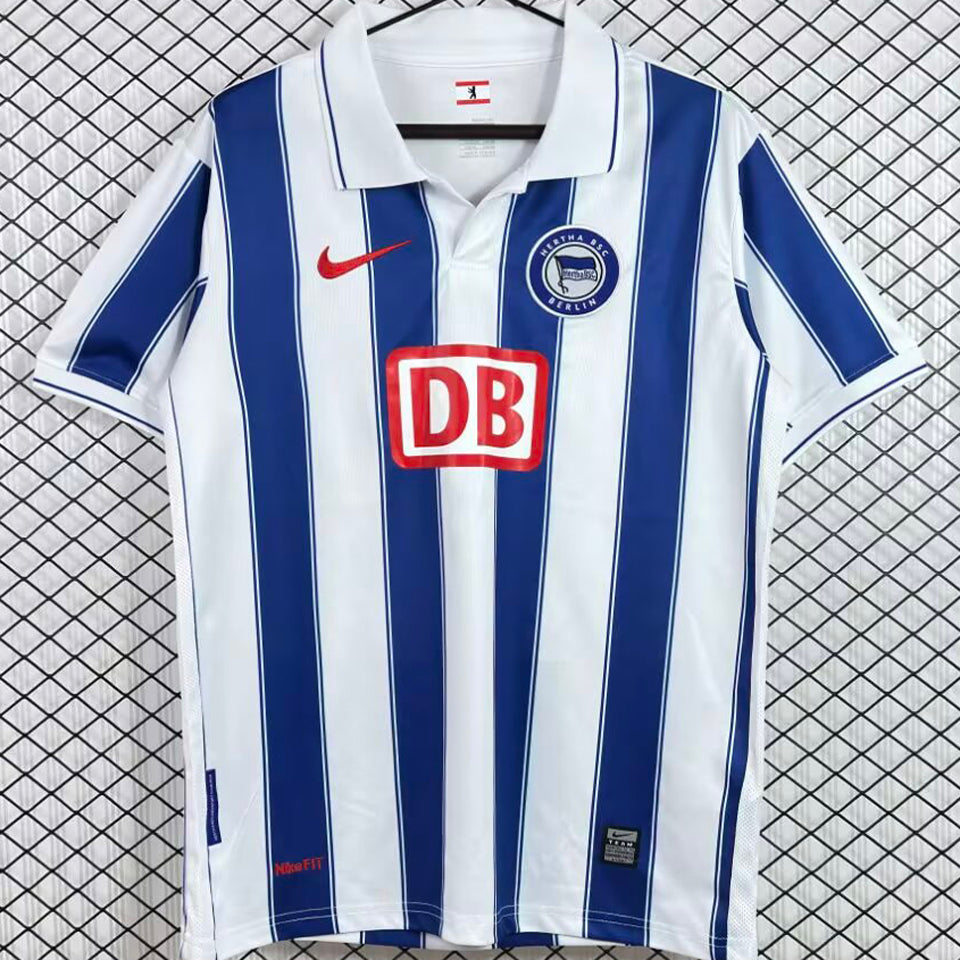 jersey 2009/2010 hertha bsc local manga corta versión fan retro
