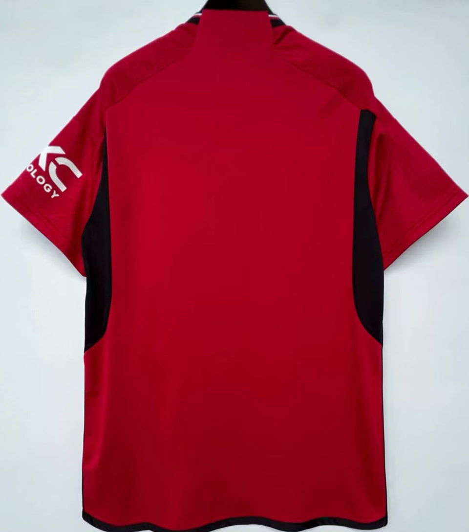 jersey 2023/24 manchester united local manga corta versión fan