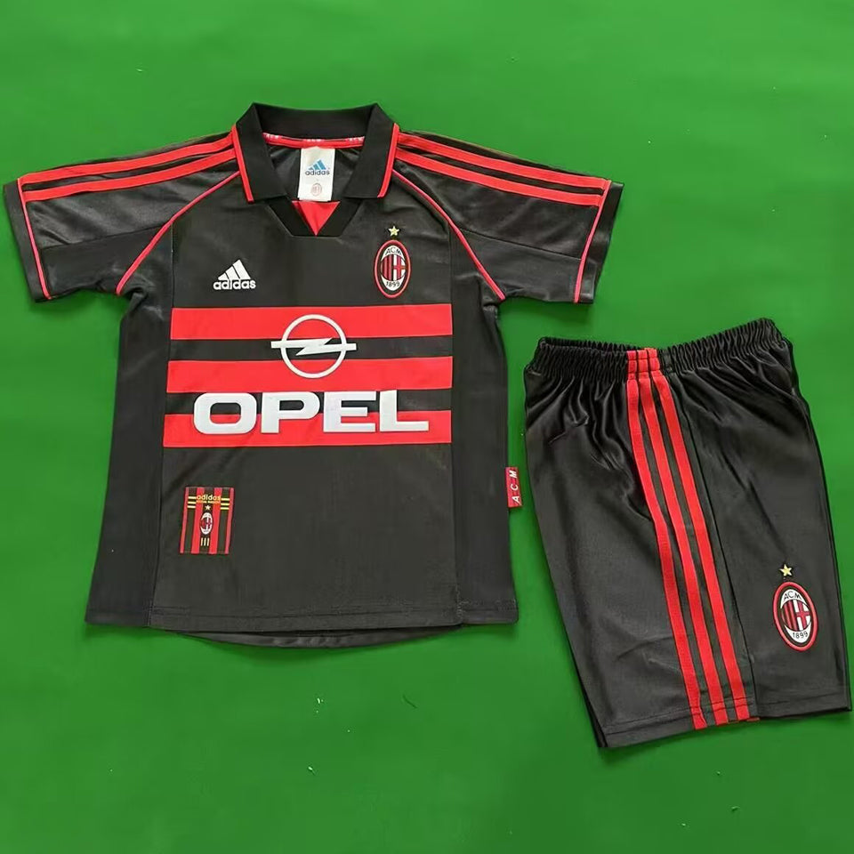 Jersey 1998/99 AC Milan Tercero Manga corta Niño Retro