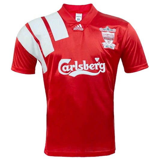 Jersey 1992/93 Liverpool Local Manga corta Versión Fan Retro