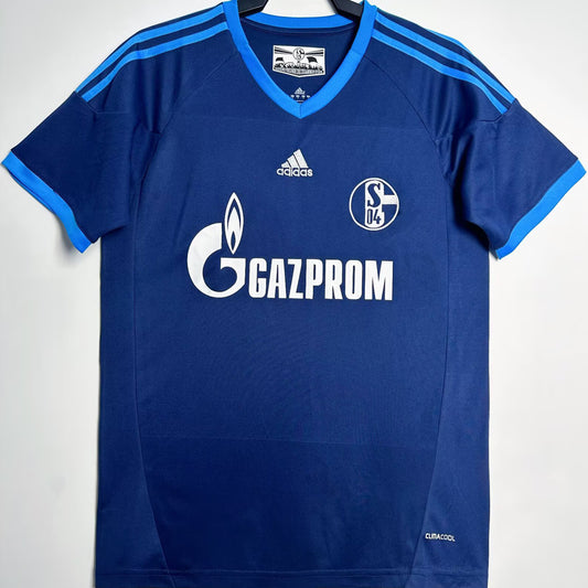 Jersey 2010/11 Schalke 04 Visitante Manga corta Versión Fan Retro