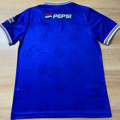 Jersey 1998/99 Cruz Azul Local Manga corta Versión Fan Retro