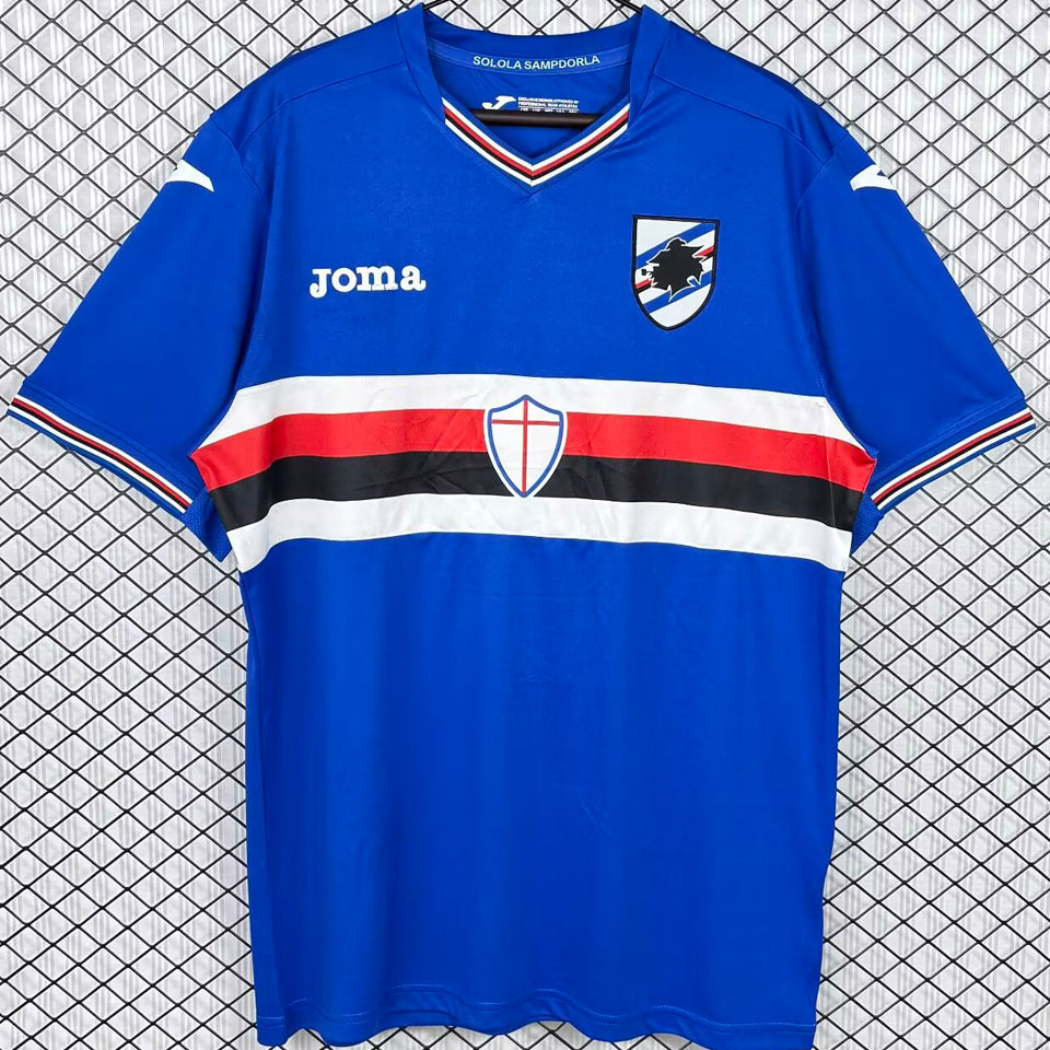 jersey 2016/17 sampdoria local manga corta versión fan retro