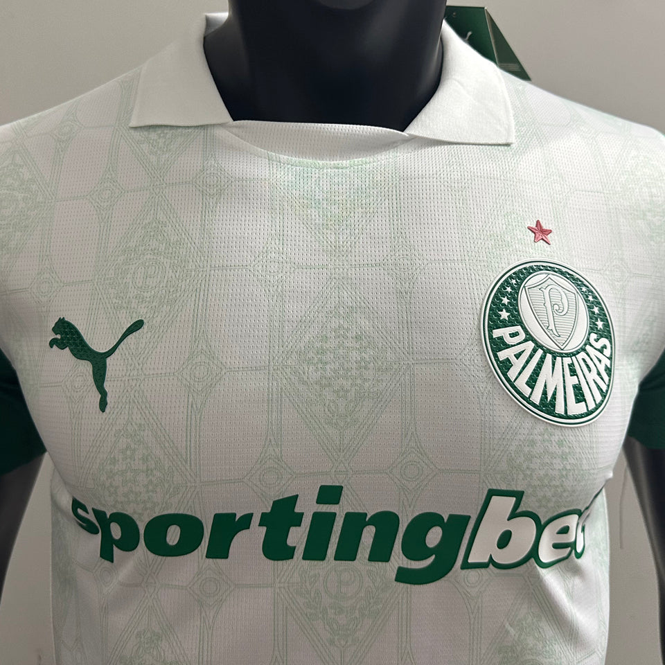 jersey 2025/26 palmeiras visitante manga corta versión jugador