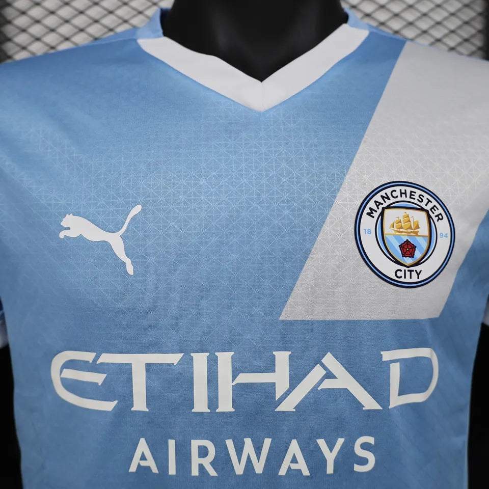 Jersey 2025/26 Manchester City Local Manga corta Versión Jugador