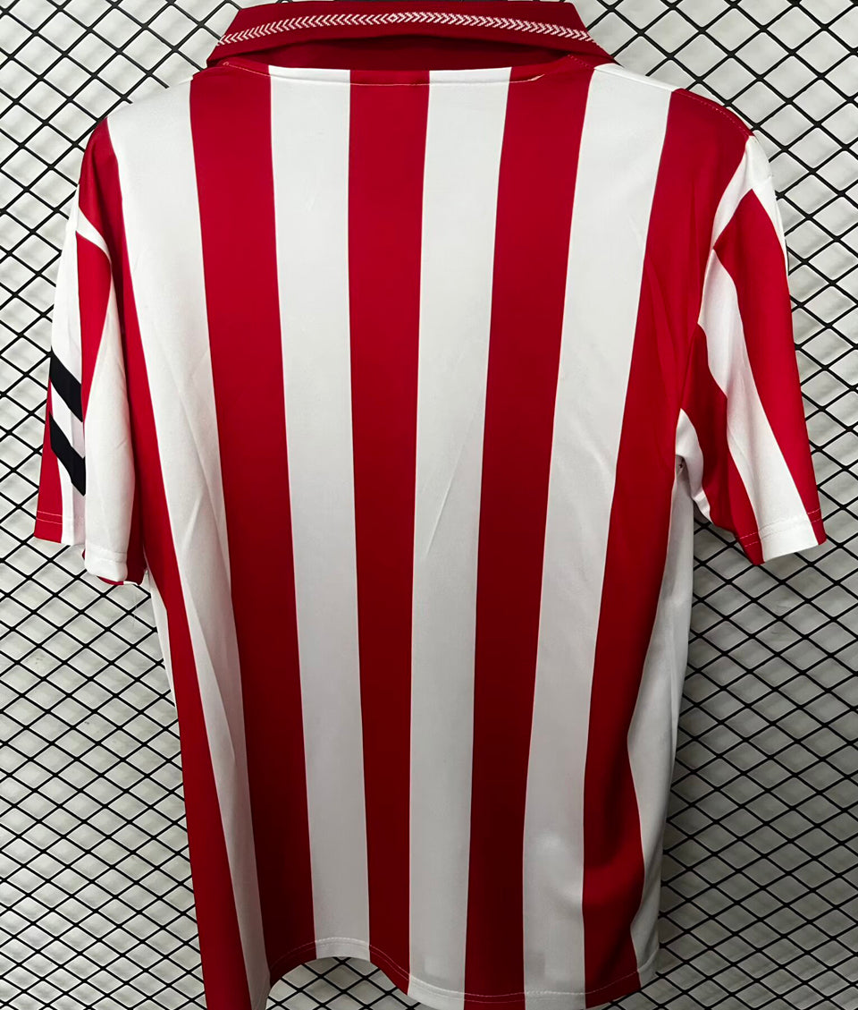 jersey 1991 sunderland local manga corta versión fan retro