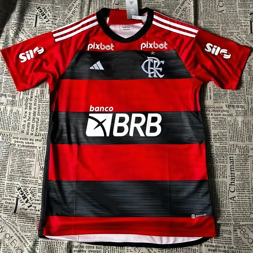 Jersey 2023/24 Flamengo Local Manga corta Versión Fan