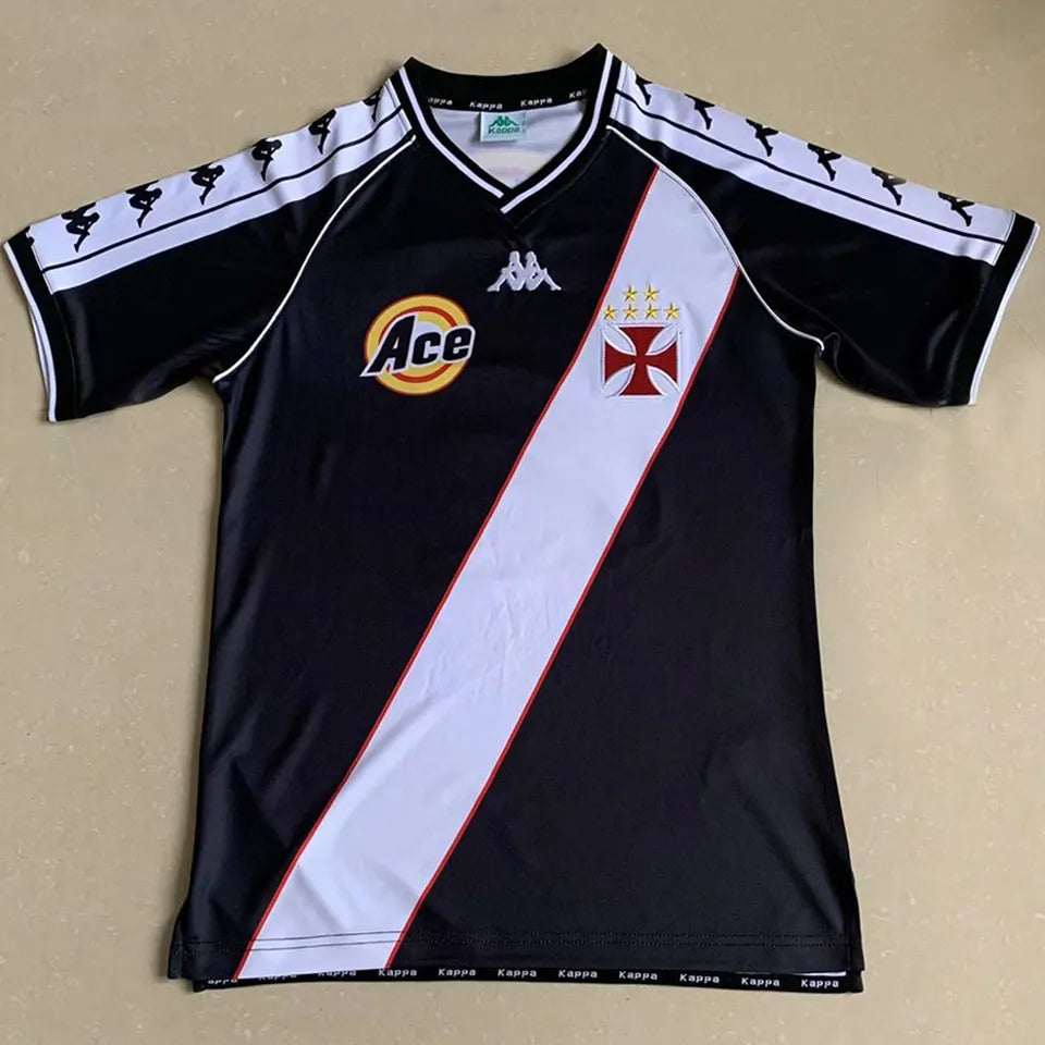 Jersey 2000 Vasco Visitante Manga corta Versión Fan Retro