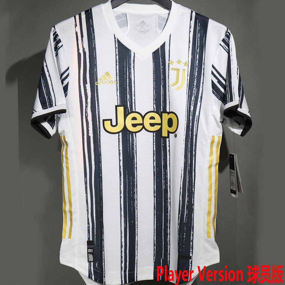 jersey 2020/21 juventus local manga corta versión jugador retro