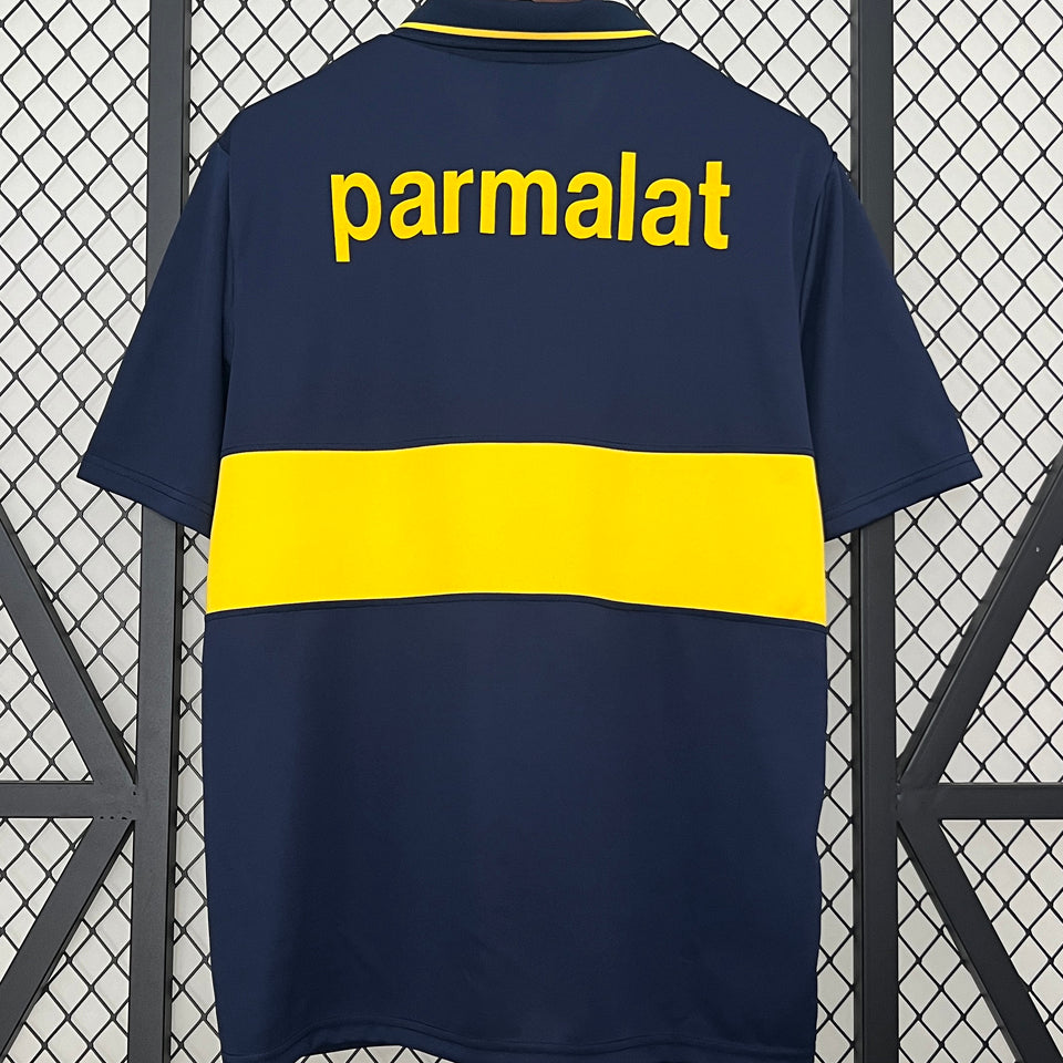 jersey 1993/95 boca local manga corta versión fan retro