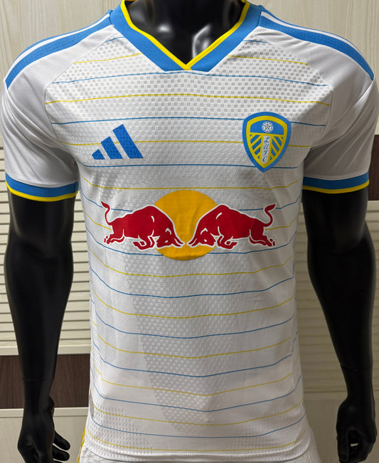 Jersey 2022 Leeds United Local Manga corta Versión Jugador