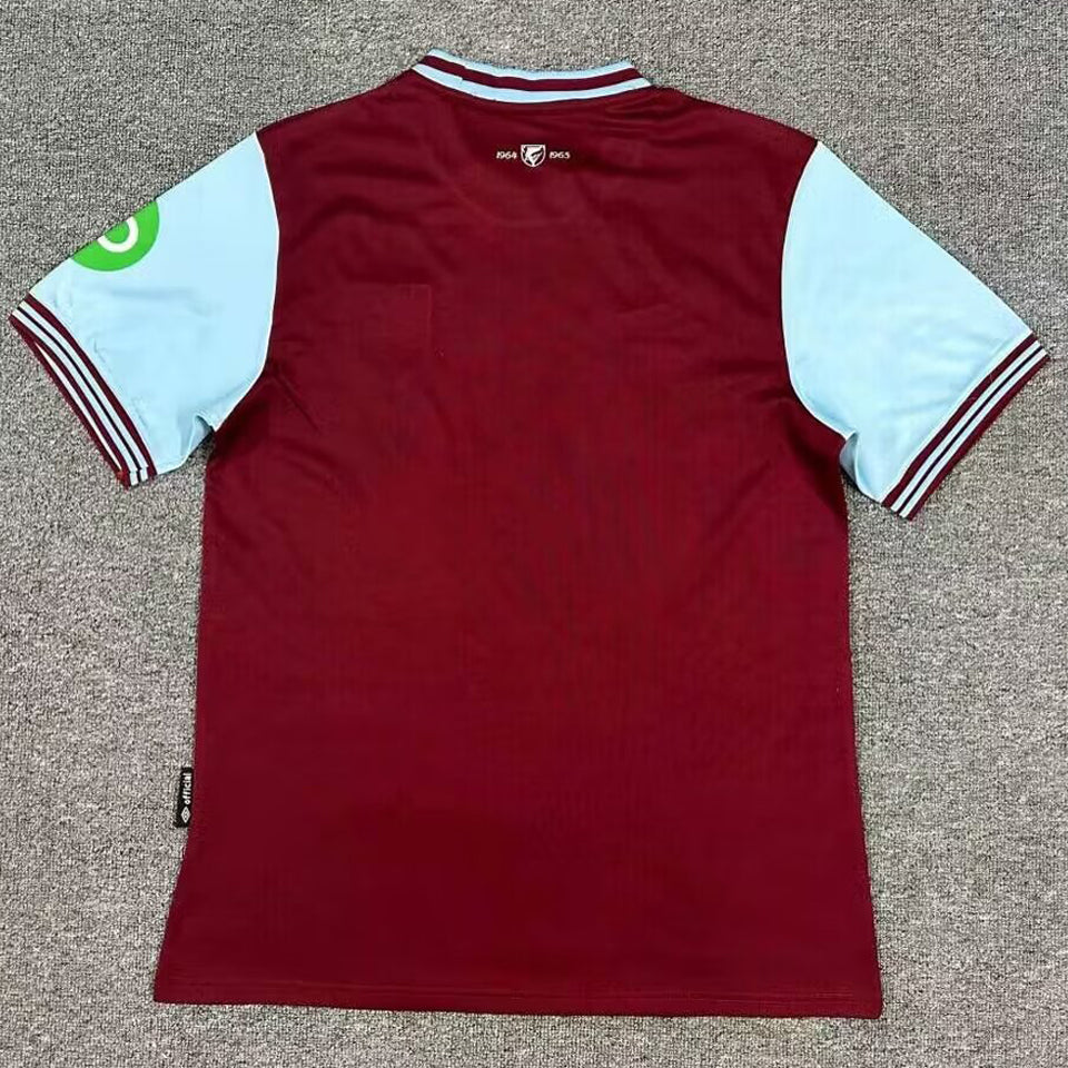 Jersey 2024/25 West Ham Local Manga corta Versión Fan