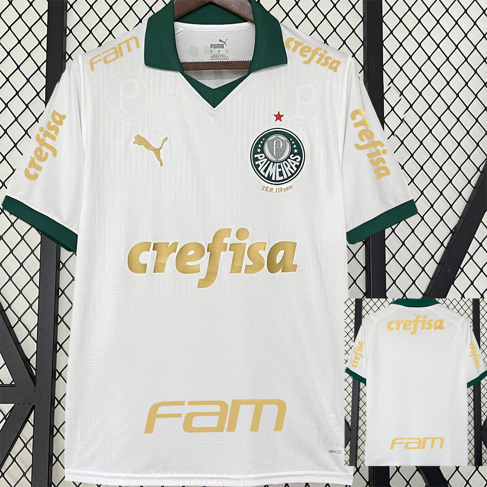 Jersey 2024/25 Palmeiras Visitante Manga corta Versión Fan