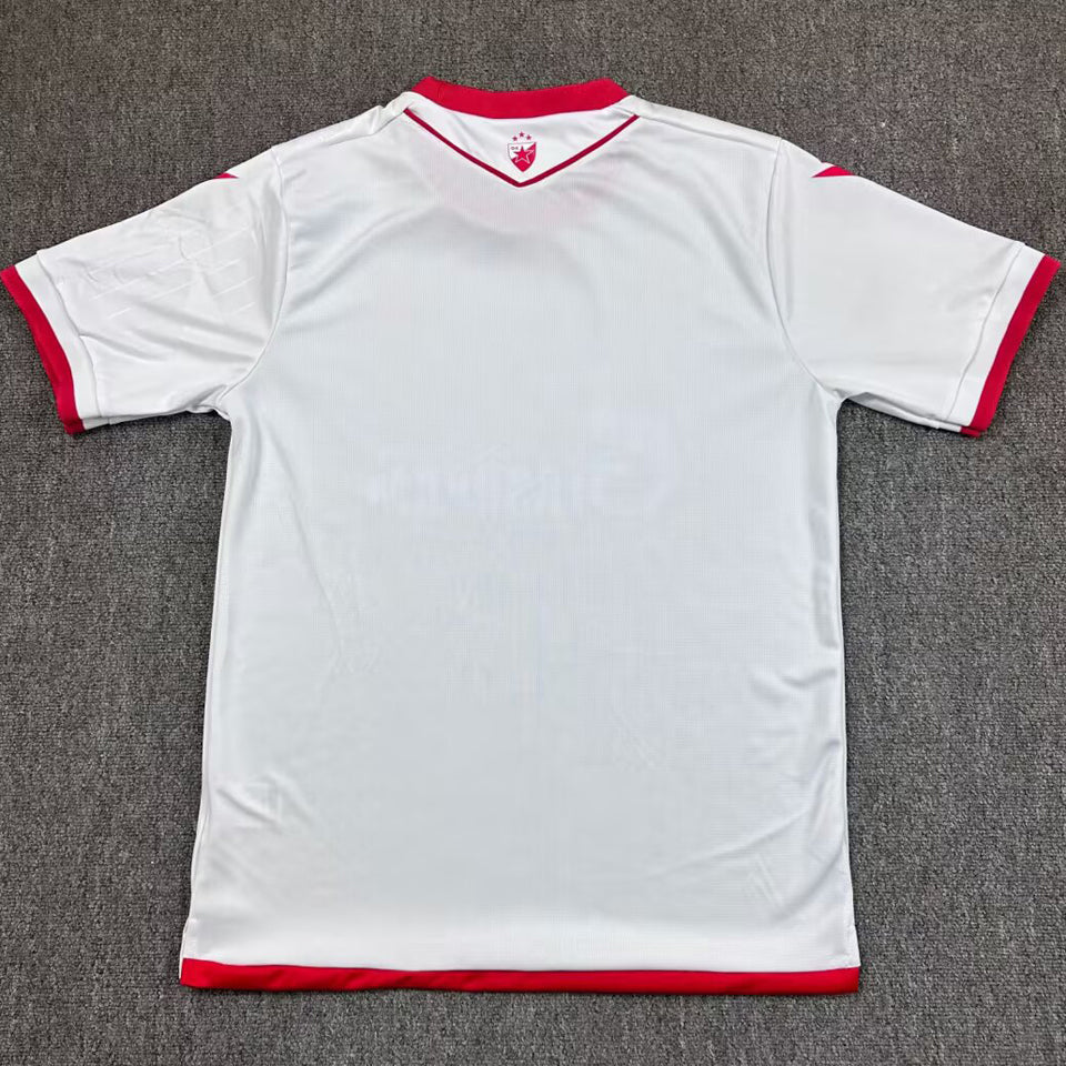 jersey 2025/26 belgrade visitante manga corta versión fan