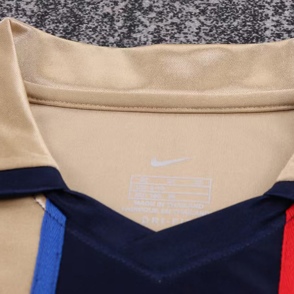 Jersey 2001/2002 Barcelona Visitante Manga corta Niño Retro