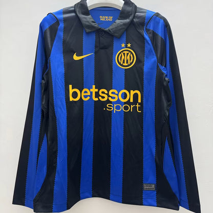 Jersey 2026/27 Inter Milan Local Manga larga Versión Fan