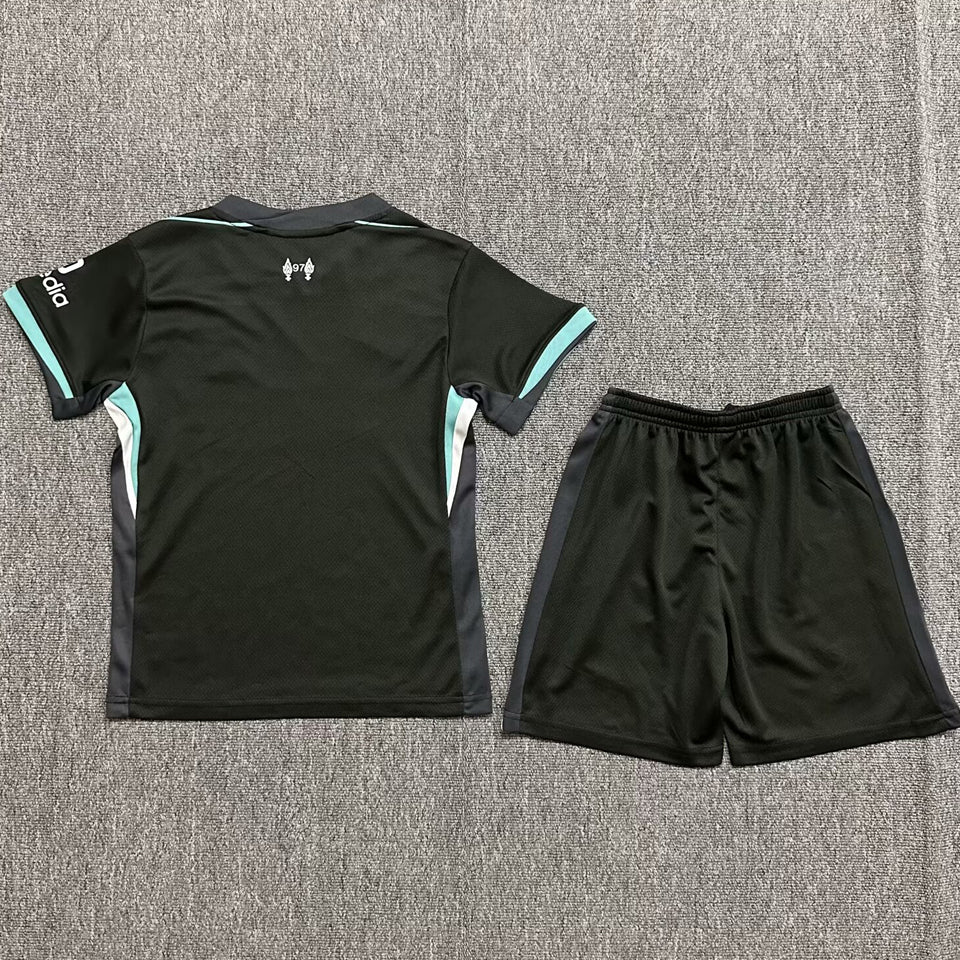 Jersey 2024/25 Liverpool Visitante Manga corta Niño